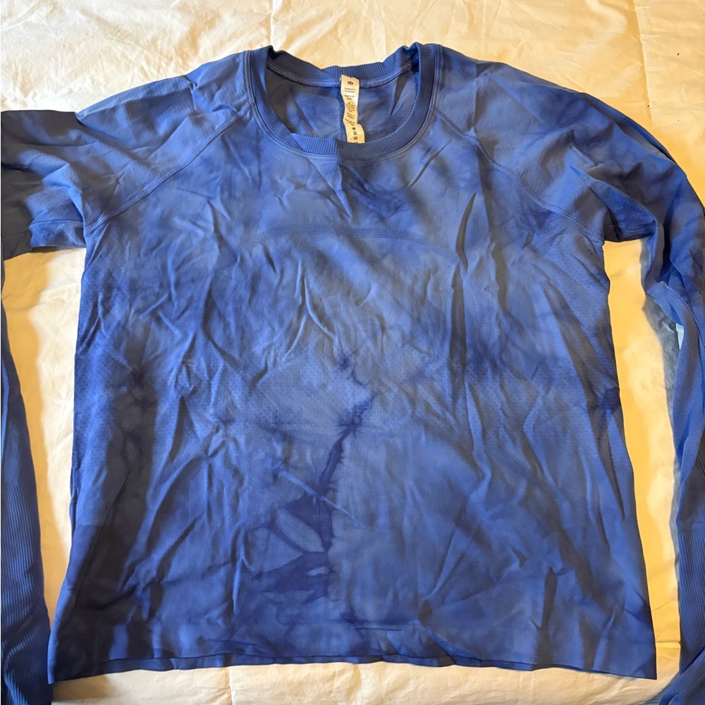 Lululemon Athletica Royal Blue Crew Neck Top
